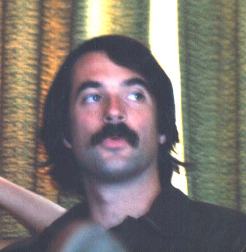 Upton with
 hair, 1980