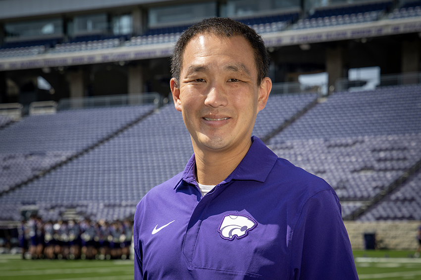 Photo of Alex Wimmer in purple polo